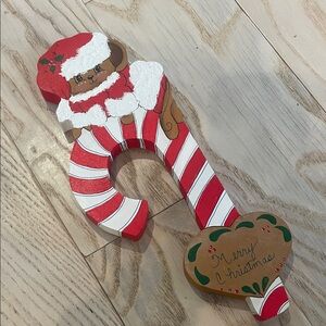 Festive Candy Cane Christmas Decoration